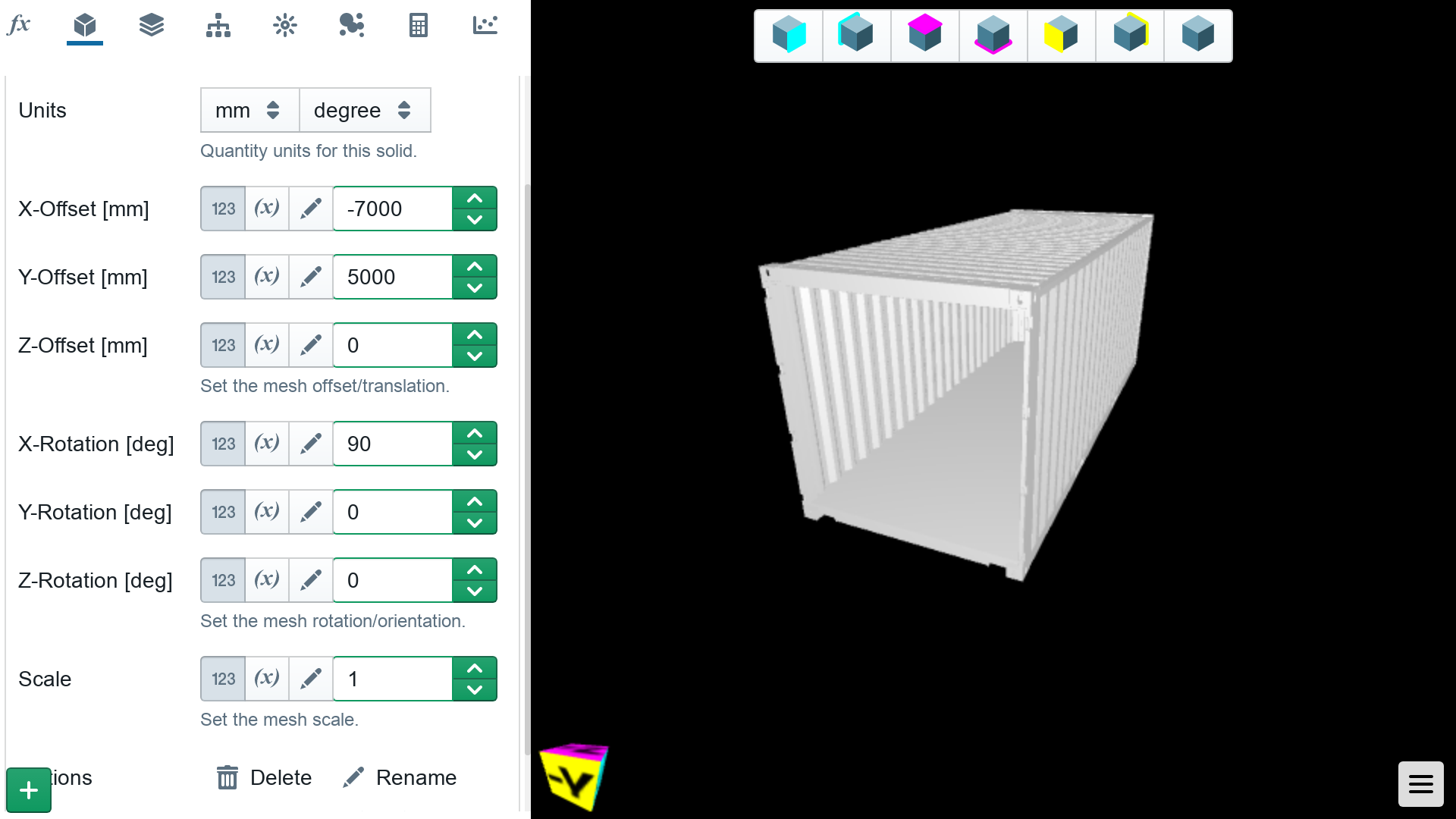 cad shape oriented